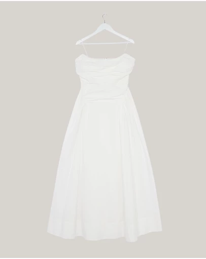 Revibe - Repaired Shona Joy Morton Strapless Panelled Maxi Dress - AU 14