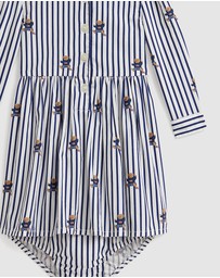 Polo Ralph Lauren - Polo Bear Cotton Shirtdress & Bloomers - Babies