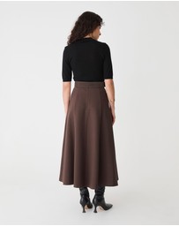 Forcast - Janice A-Line Ponte Skirt