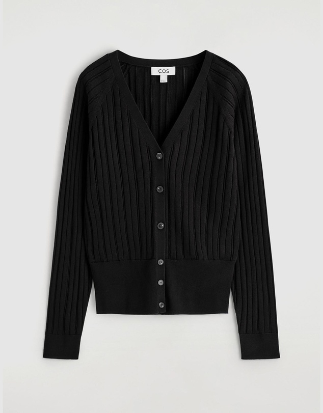 COS - Pointelle-Knit Cotton Cardigan