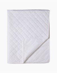 Living Textiles - Smart-Dri Waterproof Mattress Pad - White (Large)