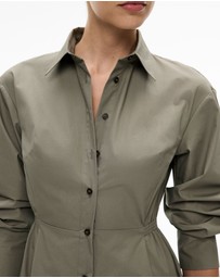 Witchery - Shirred Shirt Dress