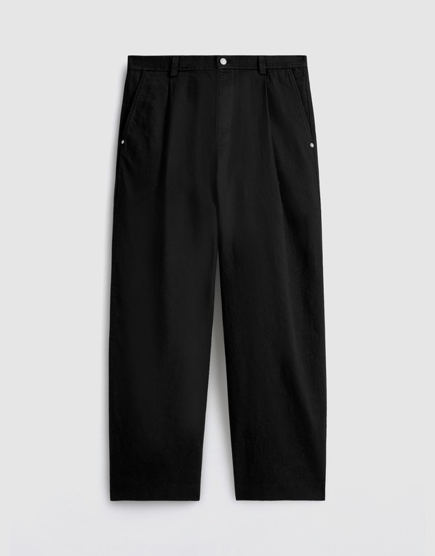 COS - Pleated Relaxed-Fit Wide-Leg Denim Trousers