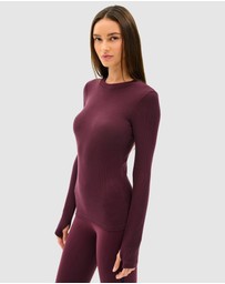 Splits59 - Louise Rib Long Sleeve Top
