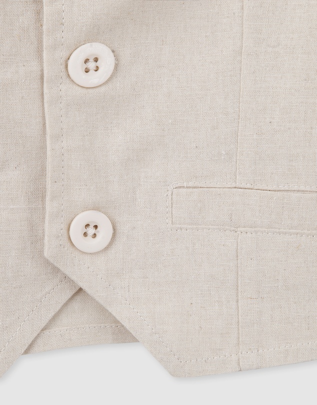 Designer Kidz - Finley Linen Vest