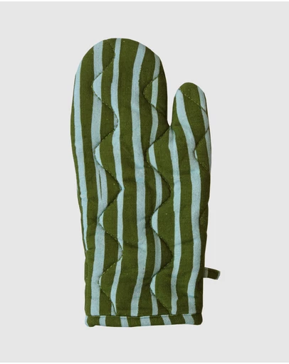 Mosey Me - Strokes Oven Mitt - Guacamole