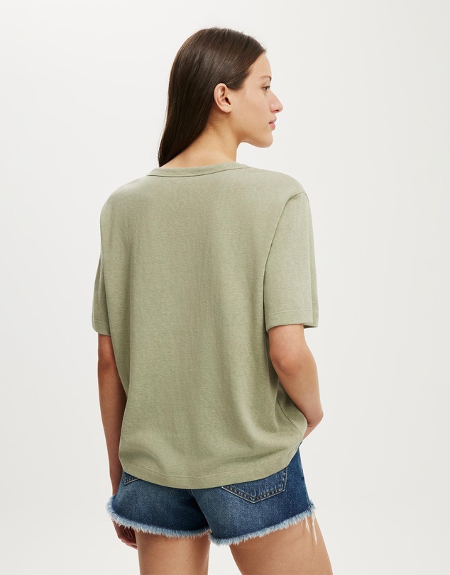 Cotton On - The Slub V Neck Tee