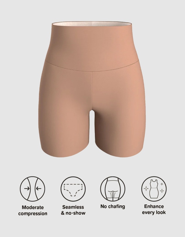 Leonisa - PowerStay Non-Slip Seamless Shapewear & Anti-Chafe Short
