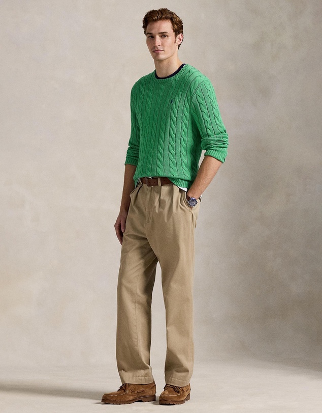 Polo Ralph Lauren - ICONIC EXCLUSIVE - Cable-Knit Cotton Sweater