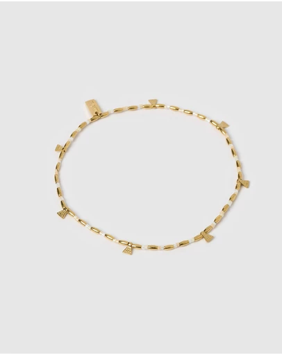 Arms Of Eve - Natalia Gold Anklet - Vanilla
