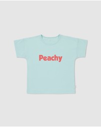 Olive & The Captain - Everything Is Peachy Relaxed Fit Tee - Babies-Kids