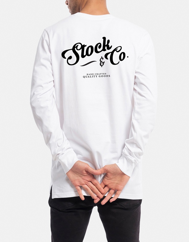 Stock & Co. - Scroll Long Sleeve Tee