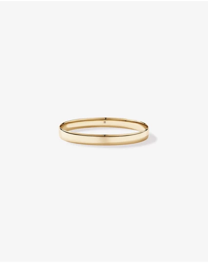 Michael Hill - Wide Oval Bangle in 18kt Gold Vermeil