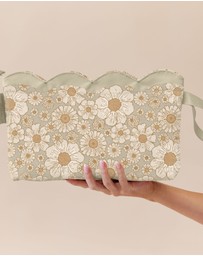 Sky Gazer - Scalloped Edge Wet Bag- Casuarina