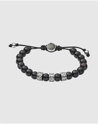 Diesel - Beads Black Bracelet