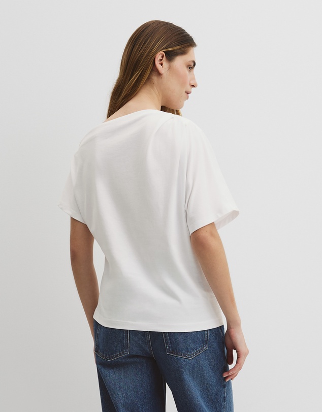 Country Road - Australian Cotton One Shoulder T-shirt