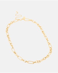 Lovisa - Waterproof Gold Plated Stainless Steel Multi-Link Chain Necklace
