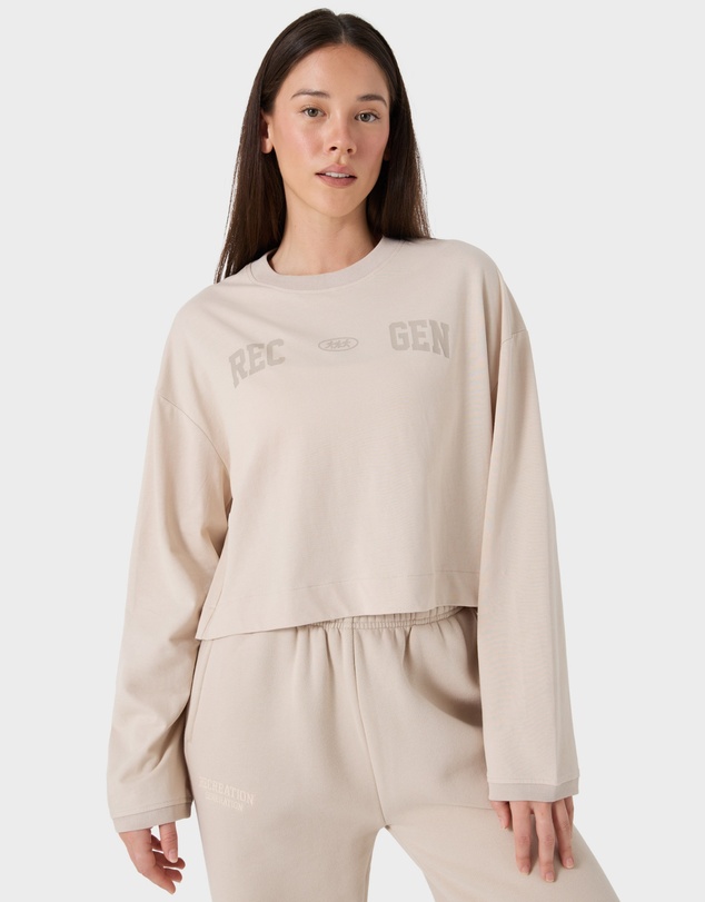 REC GEN - Float TriCon LS Crop Tee