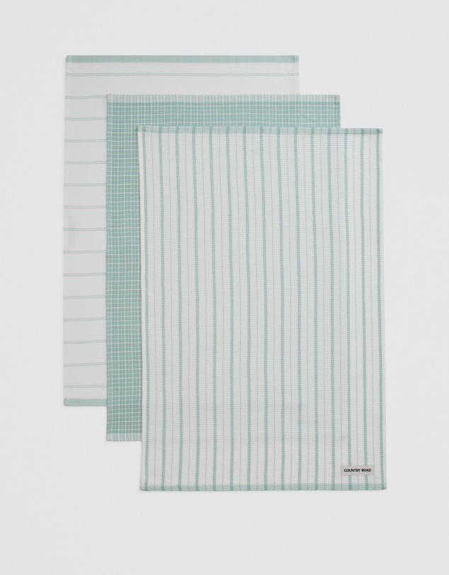 Country Road - Laine Australian Cotton Tea Towel Pack Of 3