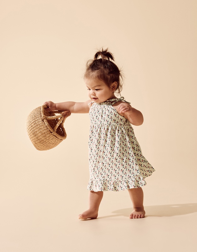 Wilson & Frenchy - Organic Crinkle Ruffle Dress - Babies-Kids