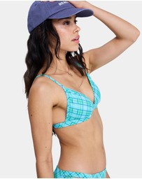 Roxy - Womens Printed Essentials Fixed Tri Bikini Top