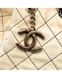 Pre-Loved by Azura Reborn - Pre-Loved CC Suede Wild Stitch Bucket Bag