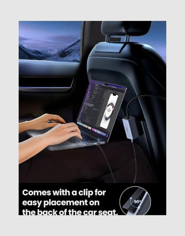 Ugreen - UGREEN 150W GaN Car Charger 4 Ports Fast Charging