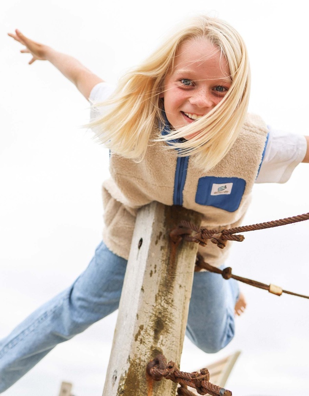 Skwosh - Skwosh Kids Sherpa Vest in Natural