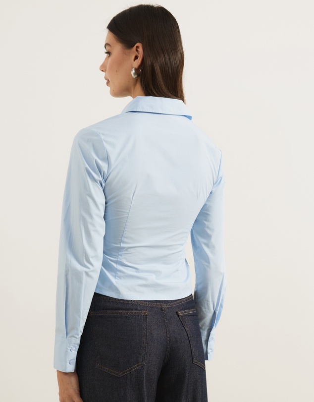 Atmos&Here - Maura Gathered Front Shirt