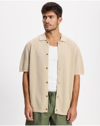 Rhythm - Textured Knit SS Shirt