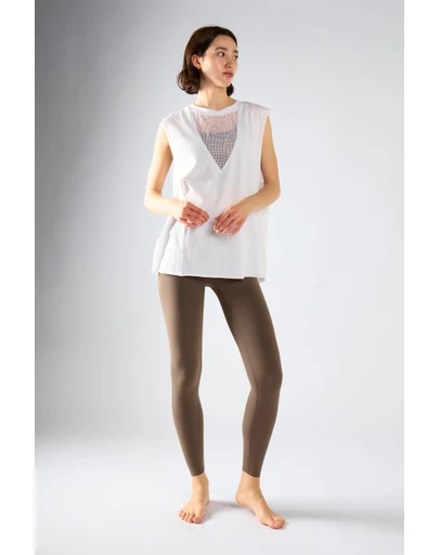 Glamorous - Mesh Insert Sleeveless Top