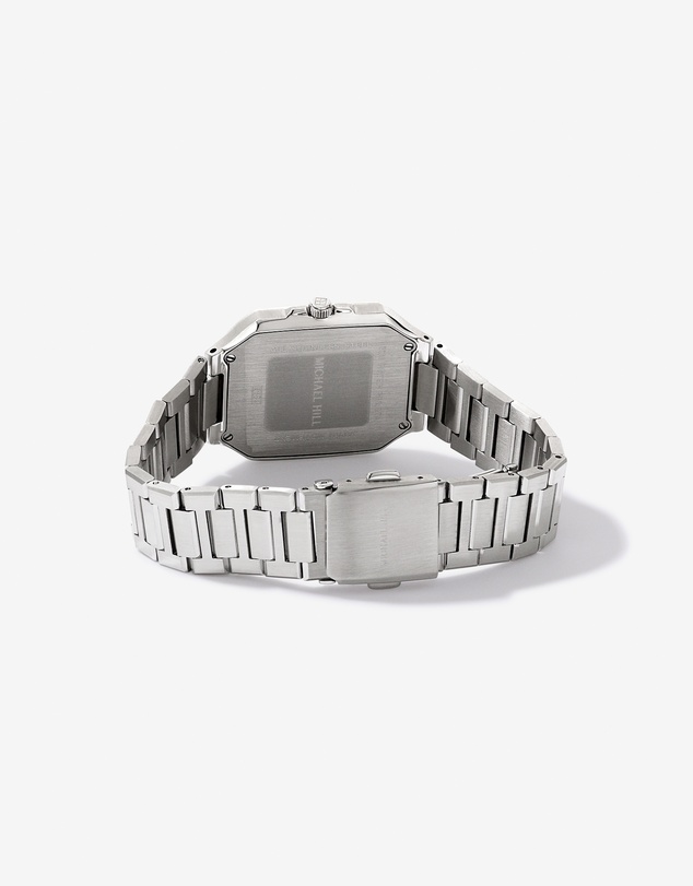 Michael Hill - Men's Quartz Watch with Green Dial in Stainless Steel