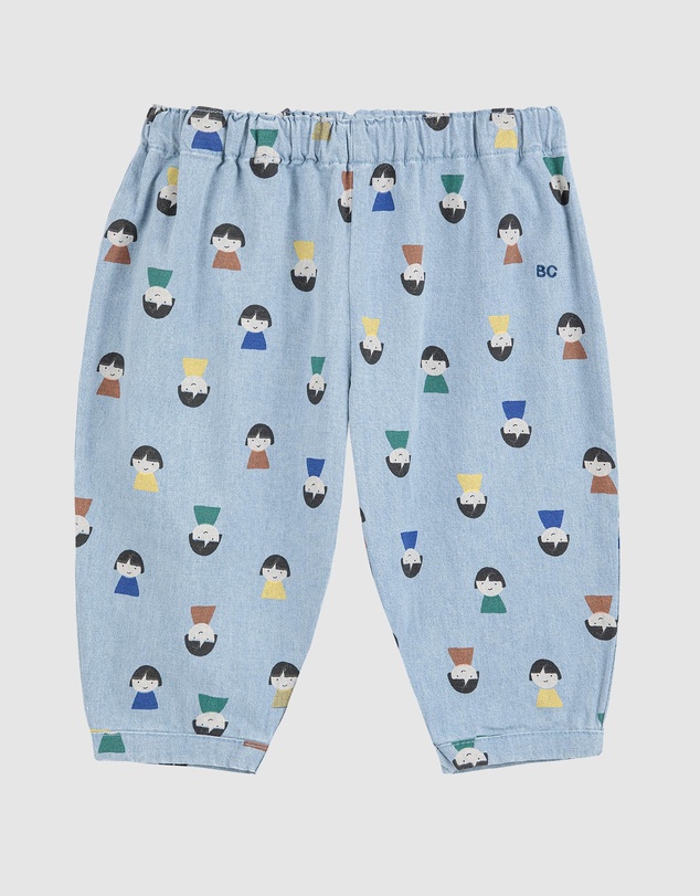 Bobo Choses - Game Pawns All Over Light Denim Pants - Babies