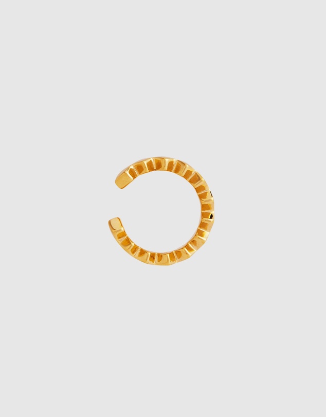 Najo - Lattice Yellow Gold Ear Cuff