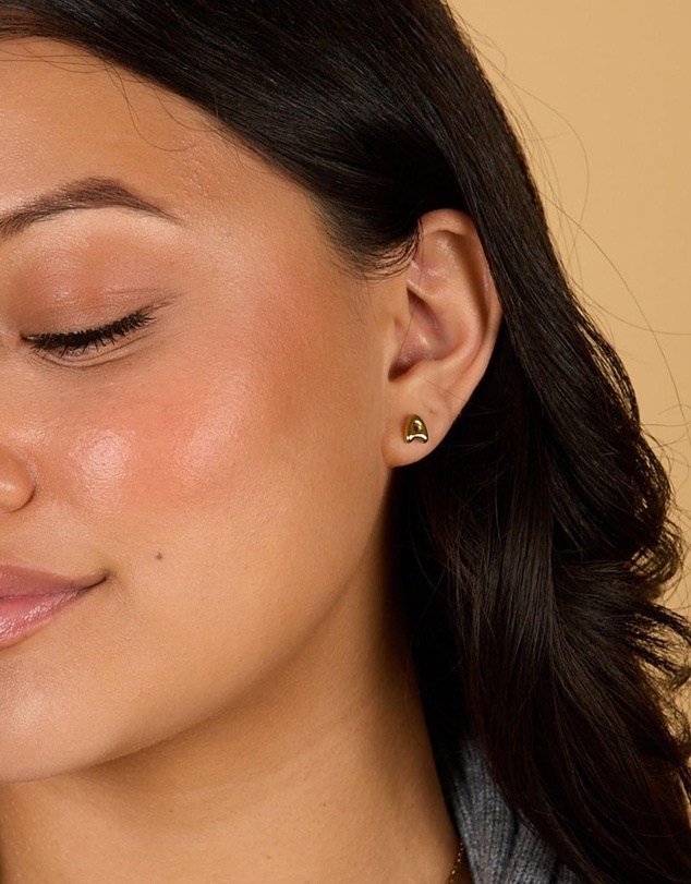 Petit Moments - Initial Stud Earrings
