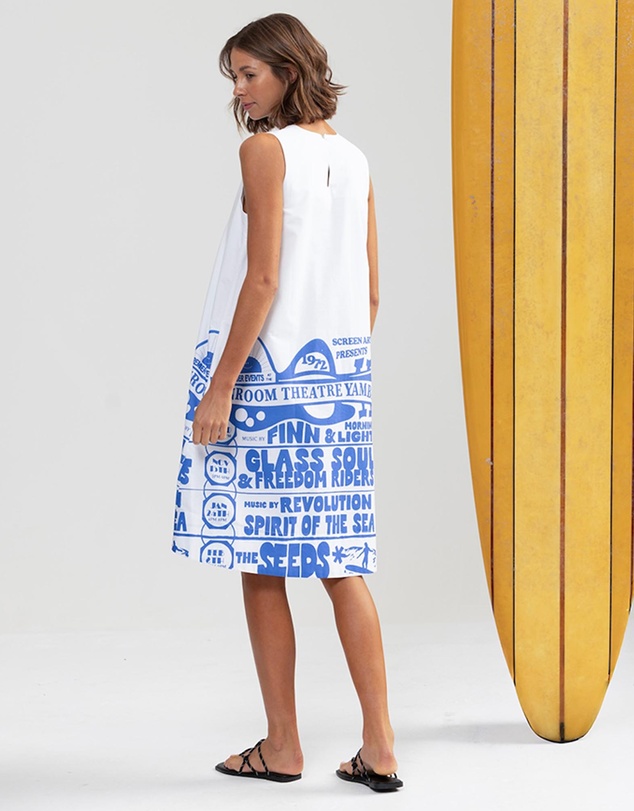 Binny - Blue Crush Mini Dress