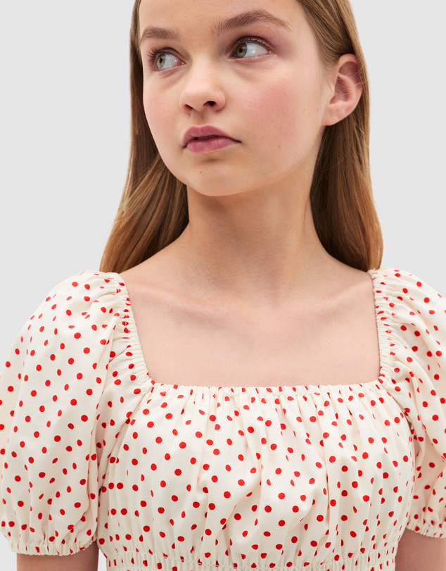 Seed Heritage - Puff Sleeve Dress - Teen