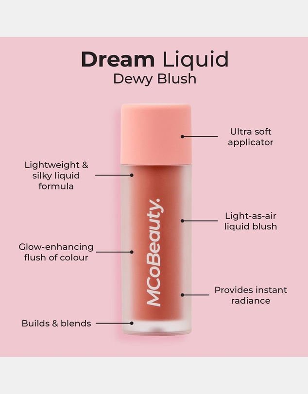MCoBeauty - Dream Liquid Dewy Blush - Soft Pink