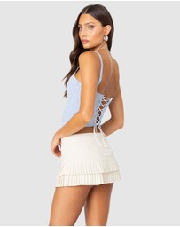 EDIKTED - Cammie Striped Corset