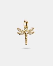 THOMAS SABO - THOMAS SABO Connect Charm dragonfly with stones Gold