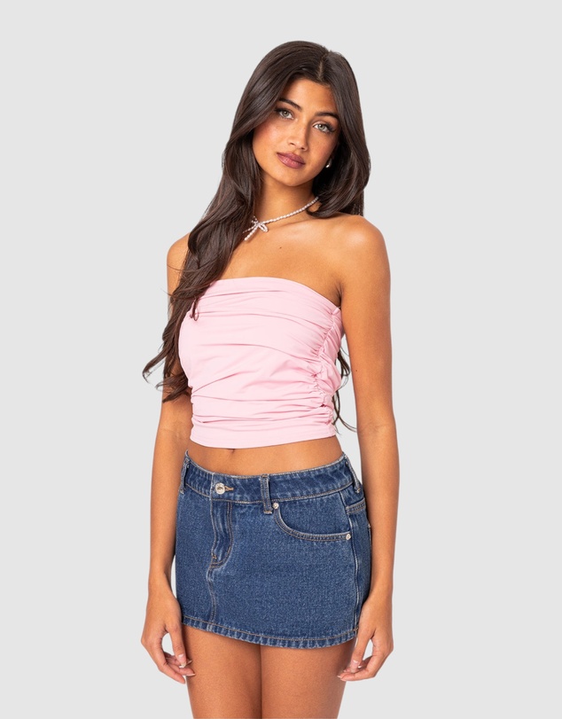 EDIKTED - Isabella Ruched Tube Top