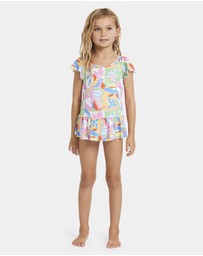 Billabong - Girls 0 to 5 Sun Shift One Piece Swimsuit