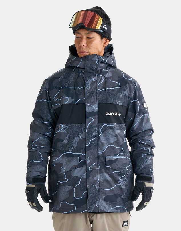 Quiksilver - Mens Mission Printed Block Snow Jacket
