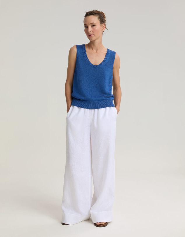 Sportscraft - Linen Blend Singlet