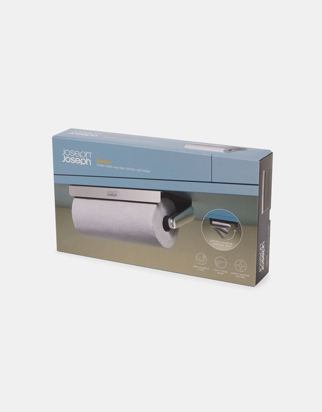 Joseph Joseph - RollGrip™ Under-shelf Easy-tear Kitchen Roll Holder