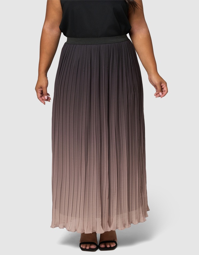 Pink Dusk by Curve Project - Heartthrob Maxi Skirt