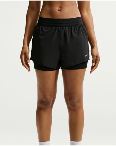 Nike - Swift Dri-FIT Mid-Rise 2-in-1 Running Shorts