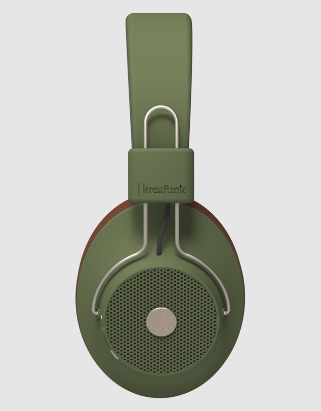 Kreafunk - Kreafunk Abeat Qi Bluetooth Headphones W/ Anc - Urban Green