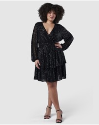 Pink Dusk by Curve Project - Night Out Sequin Dress