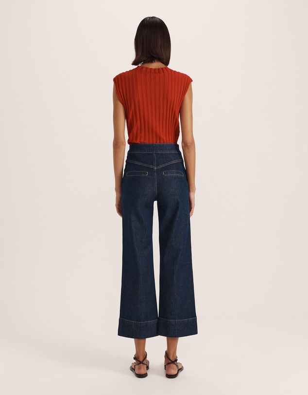 SABA - Ava Cropped Wide Leg Jean